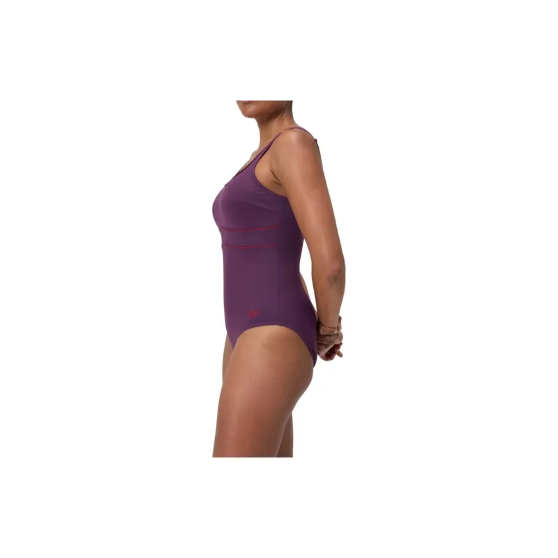 Speedo Shaping Contour Eclipse Swimsuit One-piece Swimsuit Women's Purple-4