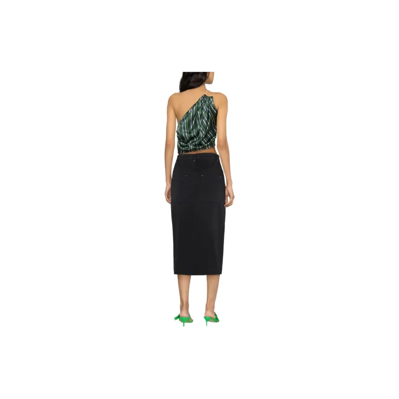 ISABEL MARANT ETOILE Flozia Twill Midi Skirt-2