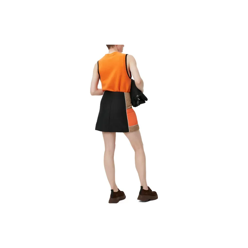 GANNI O Neck Vest 'Orange'-3