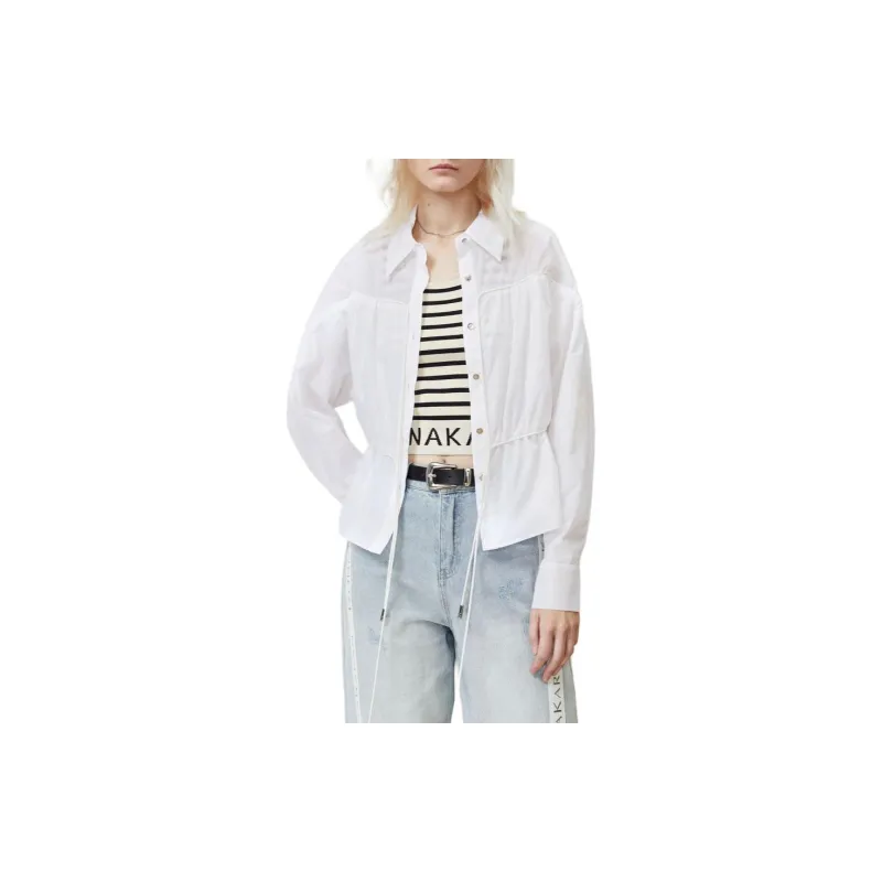 DKNY Jackets & Coats Women's White-3