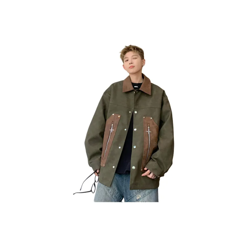 FONDLOOK Leather Jackets Unisex-7