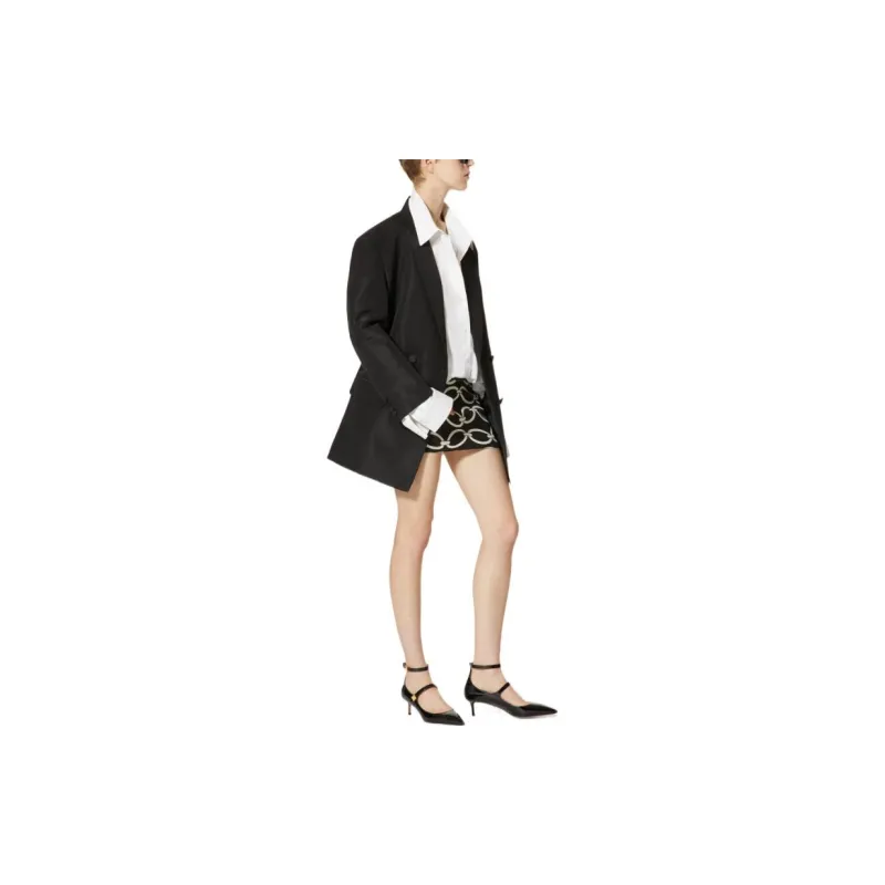 Valentino Chain 1967 Long Sleeved Mini Dress-3