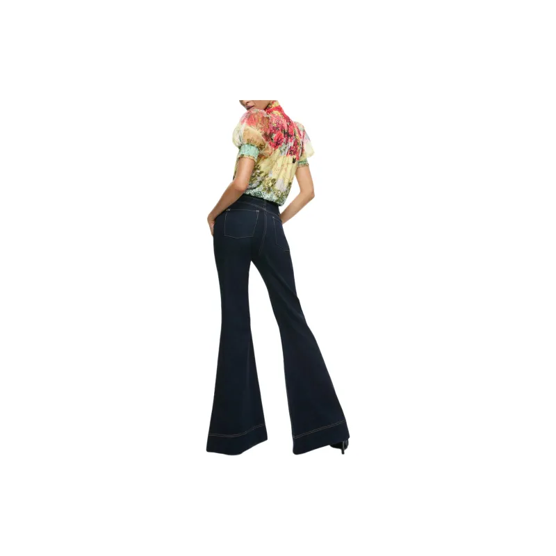 ALICE+OLIVIA Brentley Floral-print Blouse-3