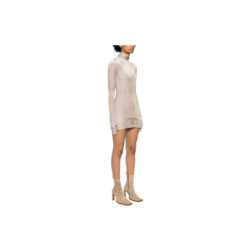 Vetements Couture Styling Dress With Gloves 'Biege'-3