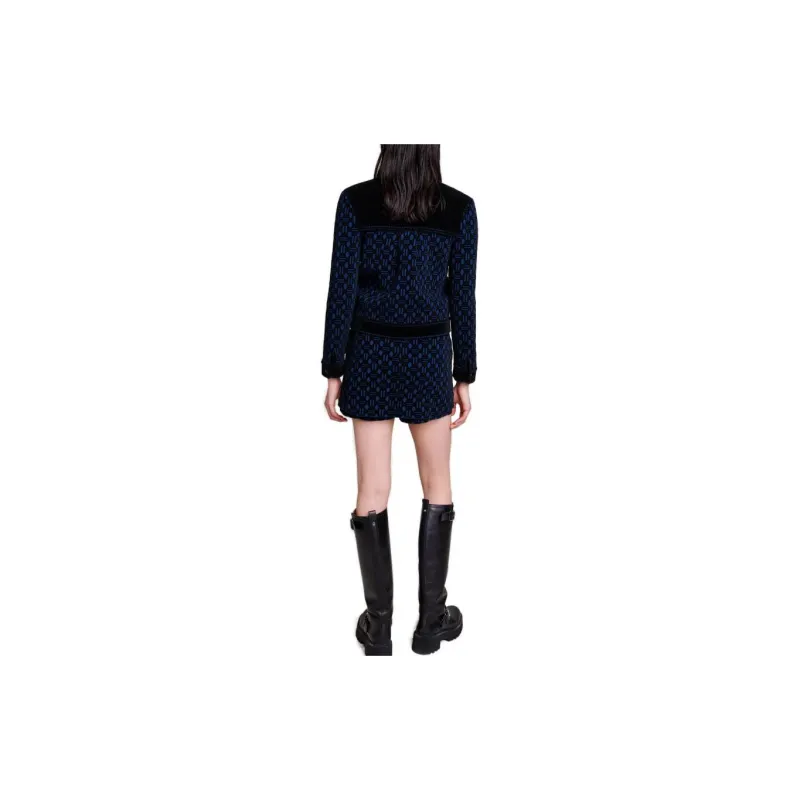 Maje Monogram pattern Cardigan-2