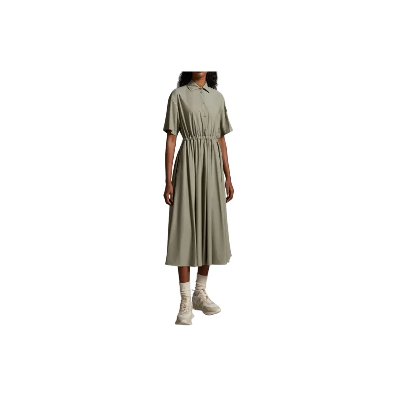 Moncler Poplin Midi Shirt Dress-1