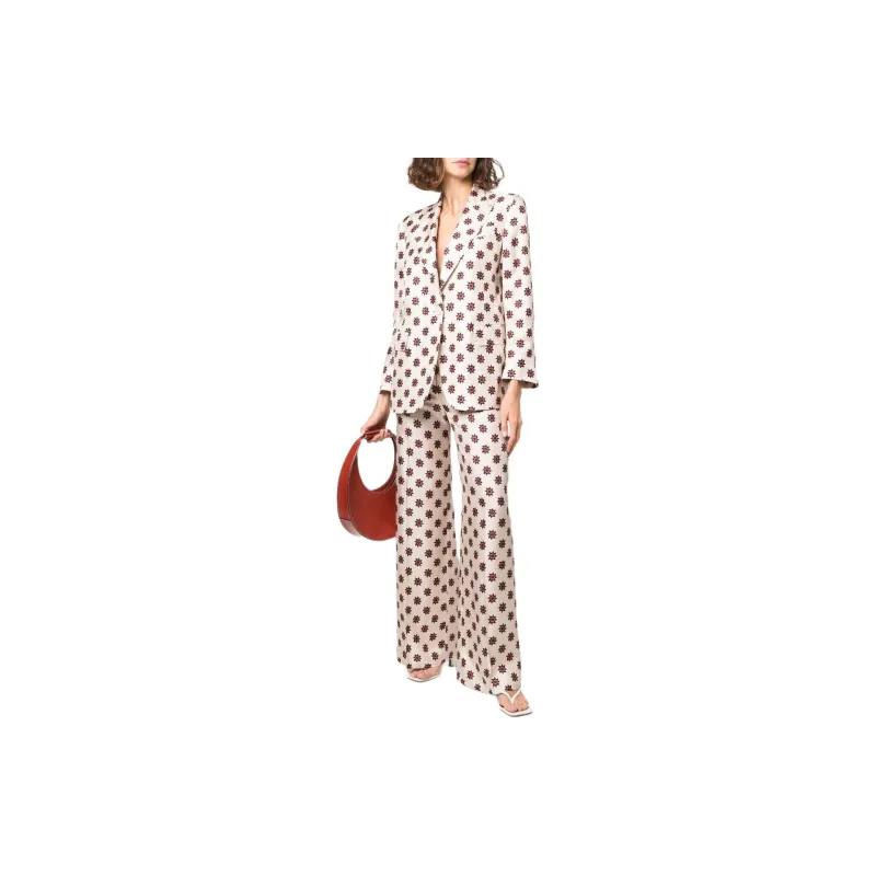 Alberto Biani Geometric pattern Silk Blazer-1