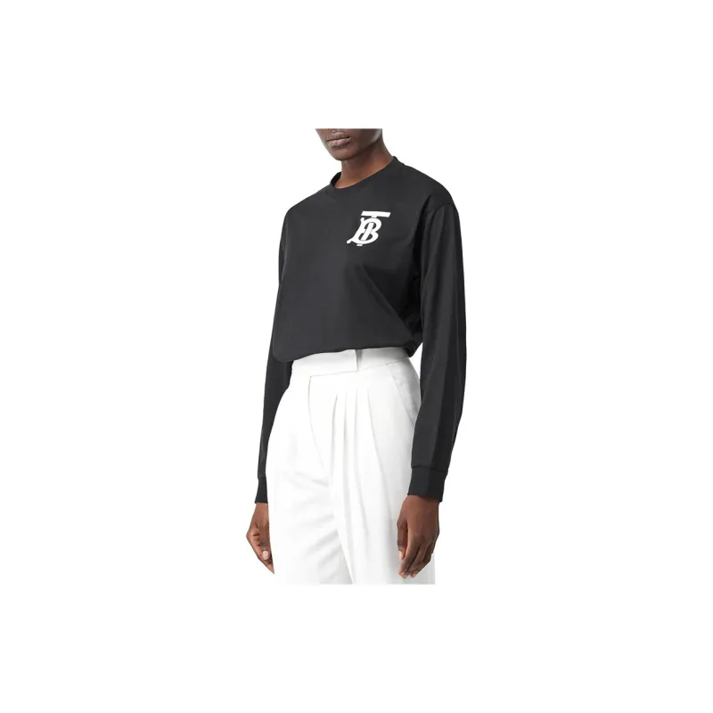 Burberry Monogram Motif Longsleeve Black-4