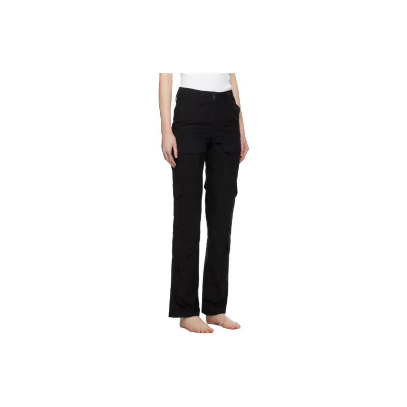 Givenchy Boot Cut Multipocket Cargo Pants 'Black'-1