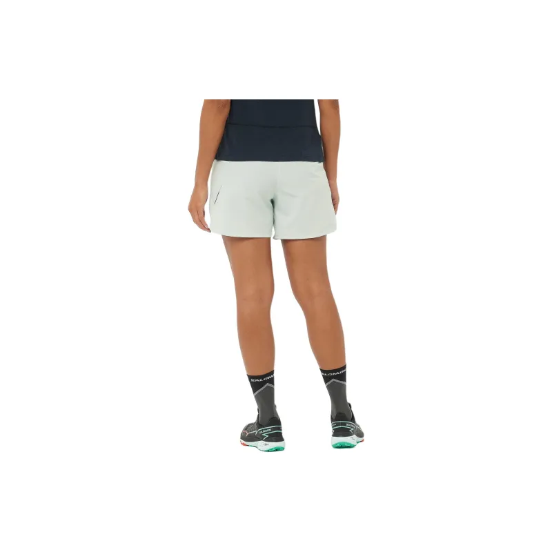 SALOMON CROSS 5' Casual Shorts Women's Mist Blue-3