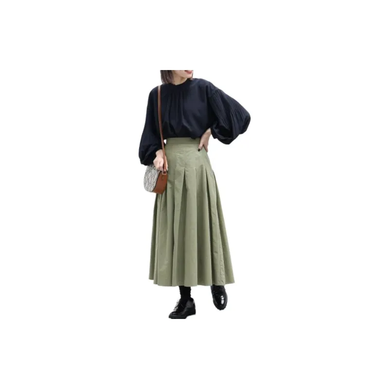 Beams Casual Long Skirt Women's-9
