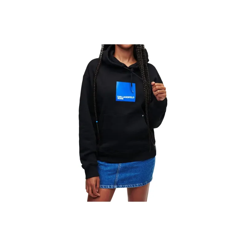 KARL LAGERFELD / Karl Lagerfeld Jeans Archive Logo-print Hoodie-1