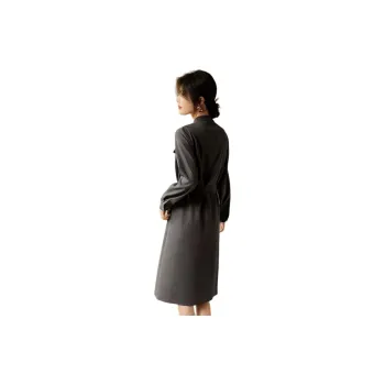 XWI Long Sleeved Dresses Women's Dark Gray