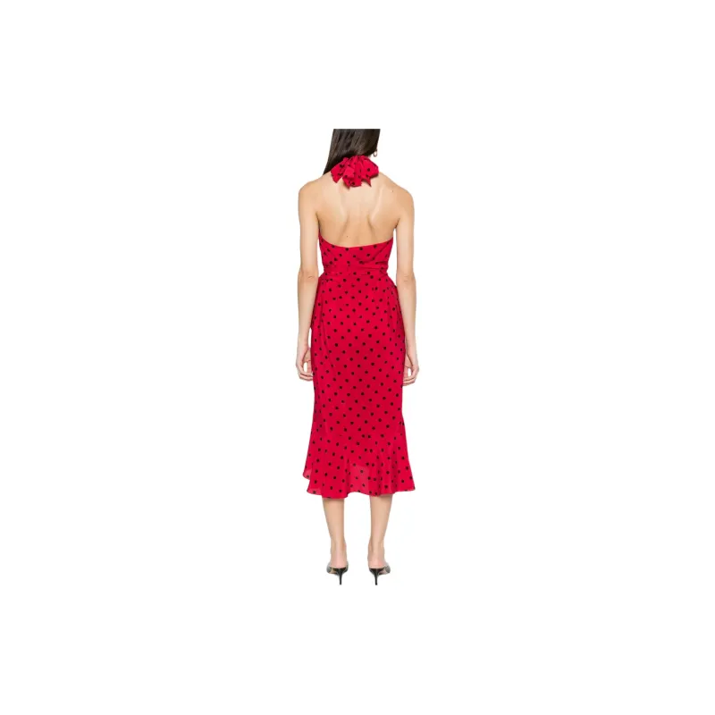 MOSCHINO Slip Dresses Women's Red-2