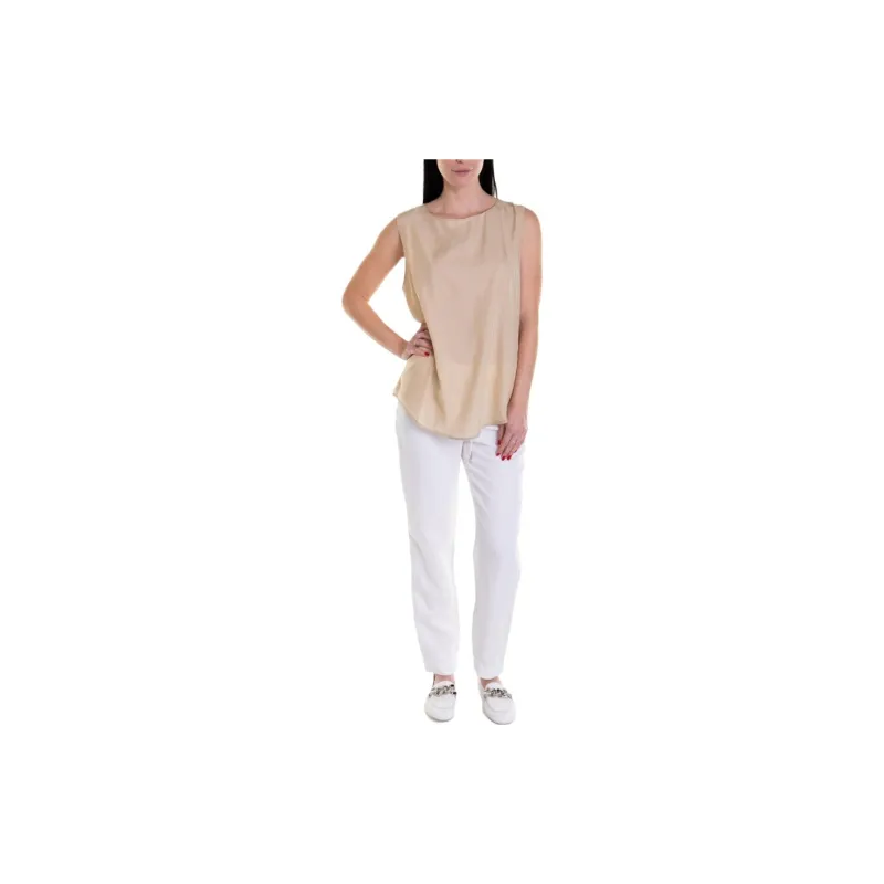 Fabiana Filippi Round neck Sleeveless Top-1