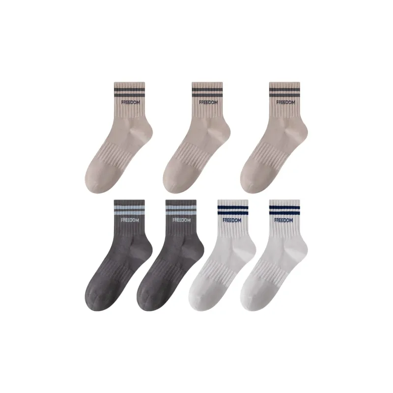 MIIOW Trend Party Series Mid Calf Socks Unisex 7 Pack-3