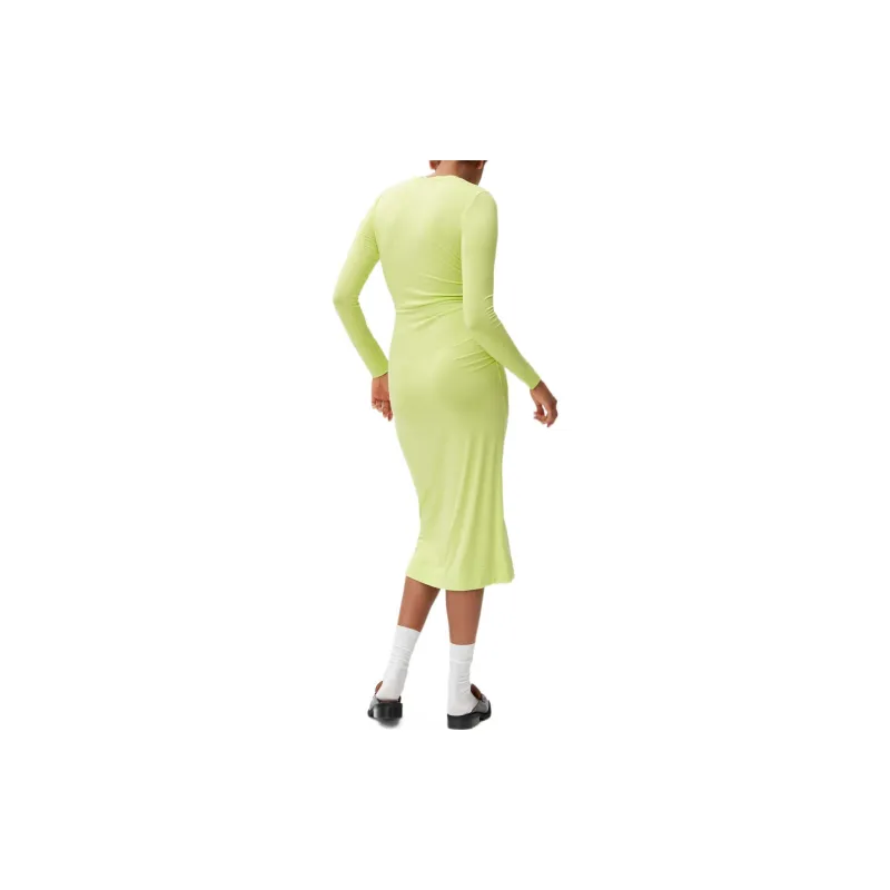GANNI Long-Sleeved Dresses Women's Green-3