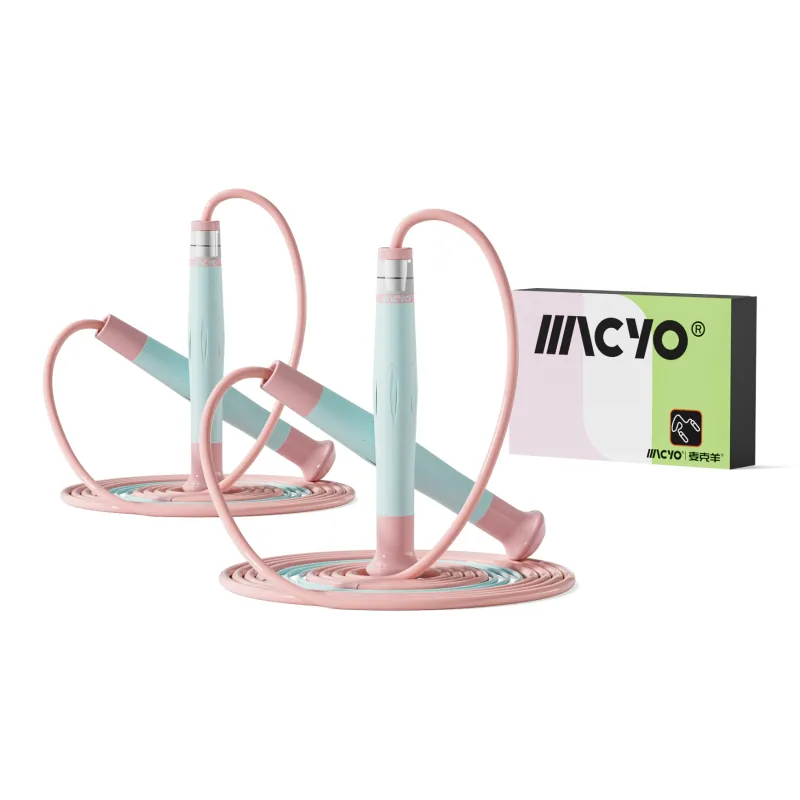 MACYO Fitness Training Non Countable Jump Ropes Students PVC Rubberized Cord PP+Silicone Controller-8