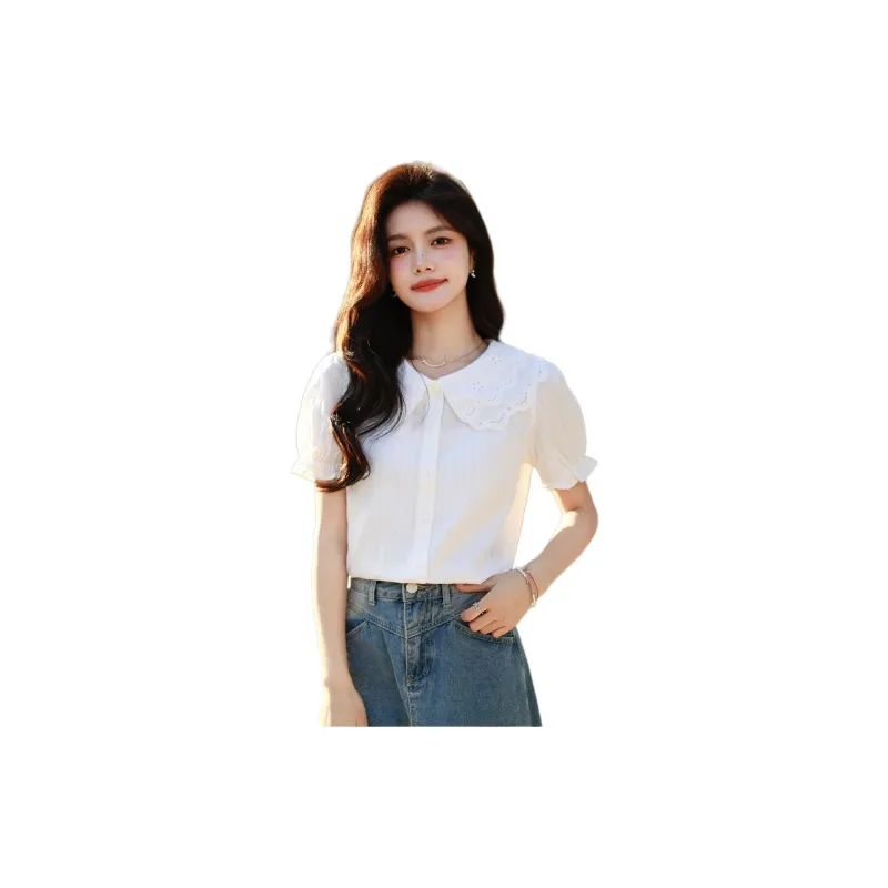ETSE Shirts Women's White-4