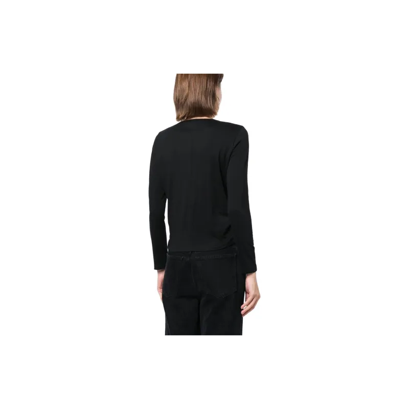 Veronica Beard Plunging V neck Gathered detail Top-2