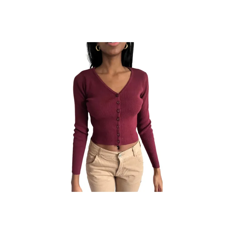 Brandy Melville Knitwear Women's Burgundy-1