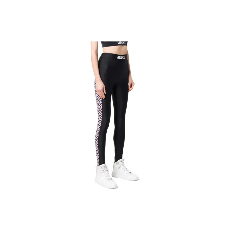 VERSACE Greca Printed Leggings 'Black'-3