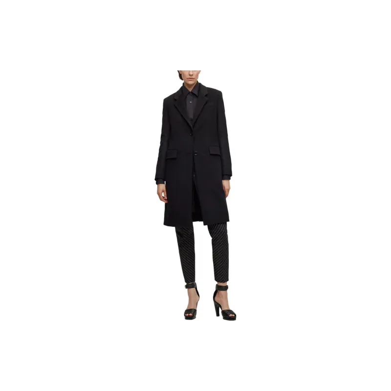 HUGO BOSS Coats Women's Black-1