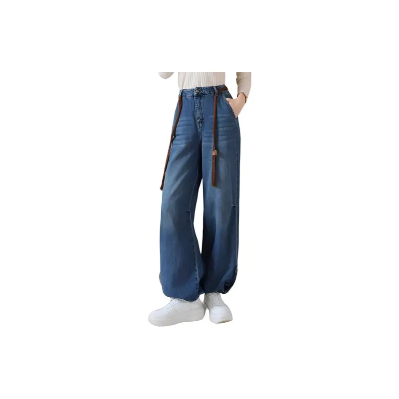 YUNGE Jeans Women's Blue-1
