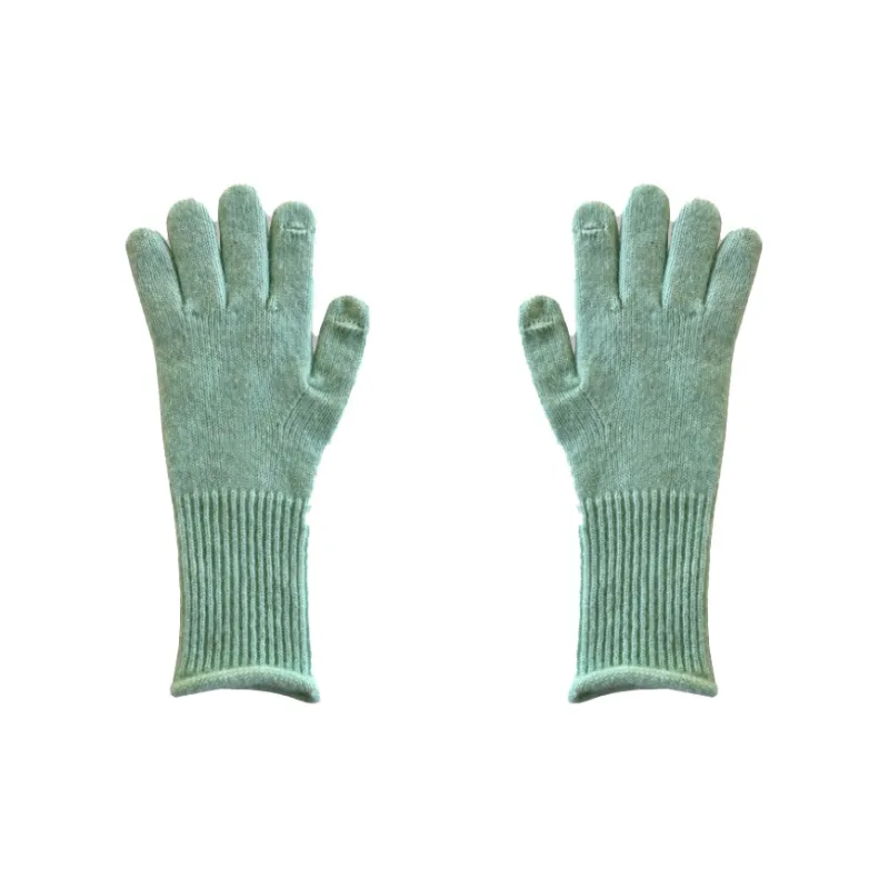 AAJF Wool Acrylic Knit Gloves Women's-7
