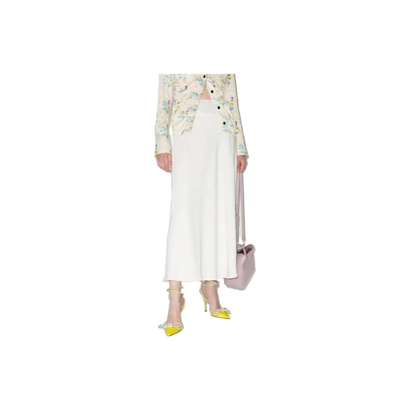 Rixo Casual Long Skirts Women's White-1