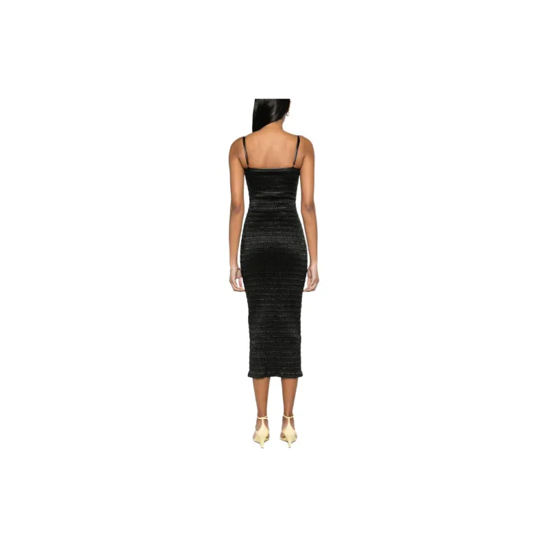 NANUSHKA SS24 Slip Dress Women's Black-3