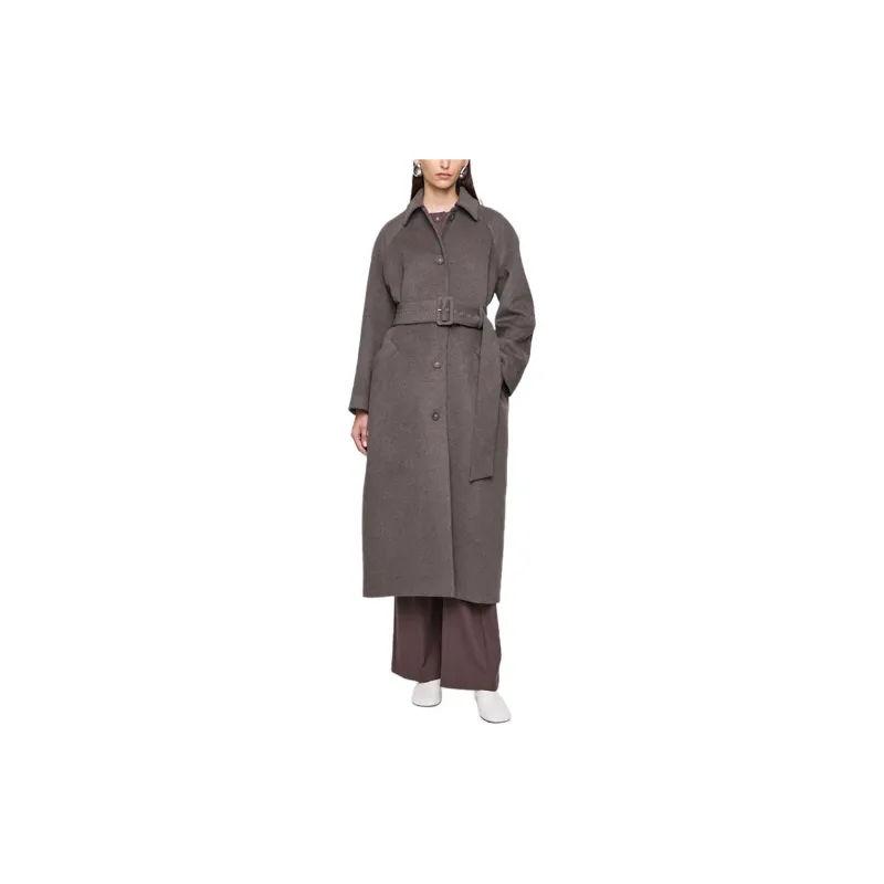 ANNA QUAN FW24 Coats Women's Umber-1