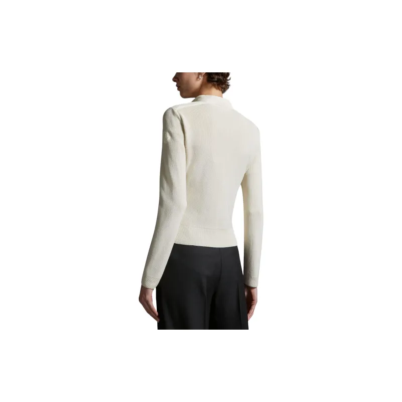 Moncler Zip Up Knit Padded Cardigan-3