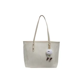FCTOSSR PU Shoulder Bag Regular Women's White/Silver/Black