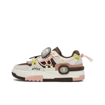 Champion Low Top Skateboard Shoes Women's Coffee Brown