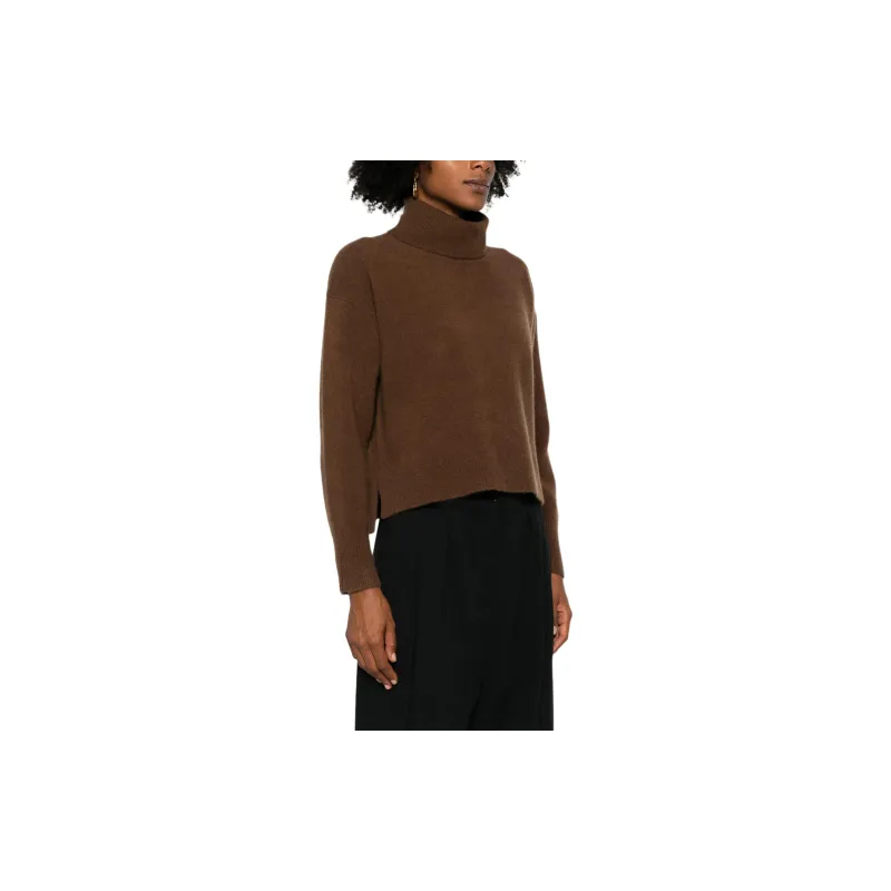 JOSEPH Brushed Roll-neck Sweater-3
