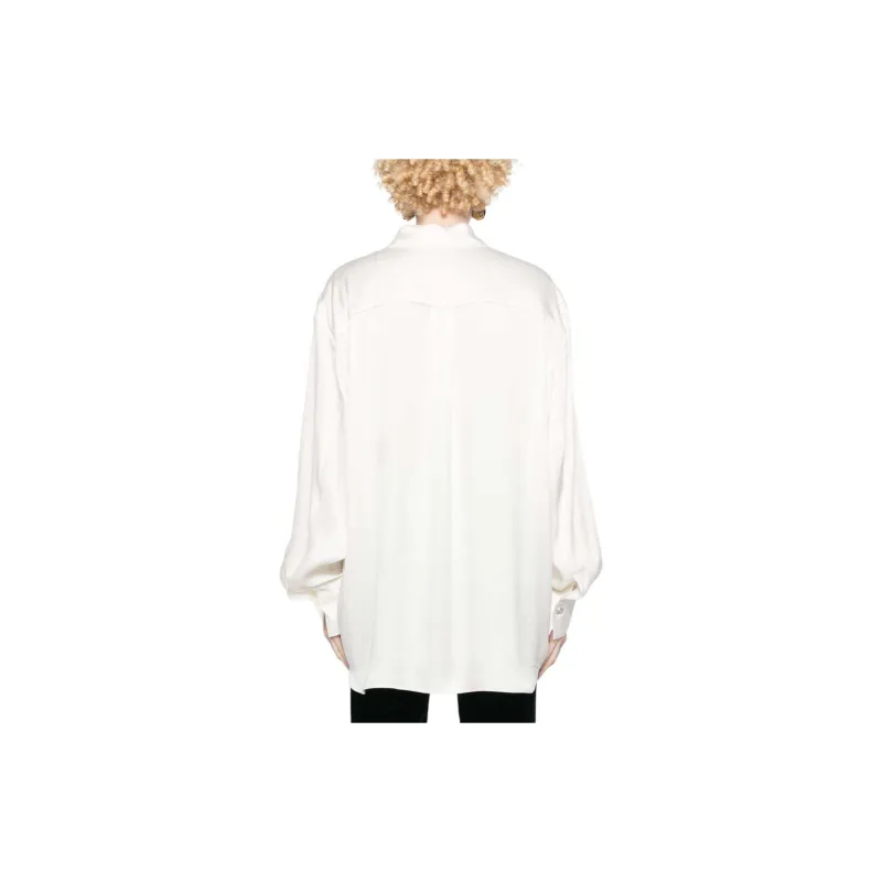 Magda Butrym Satin Shirt-2