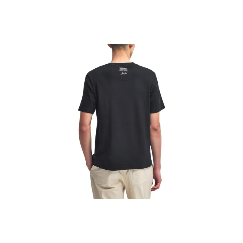 BARBOUR SS24 T Shirt Men's Black-3