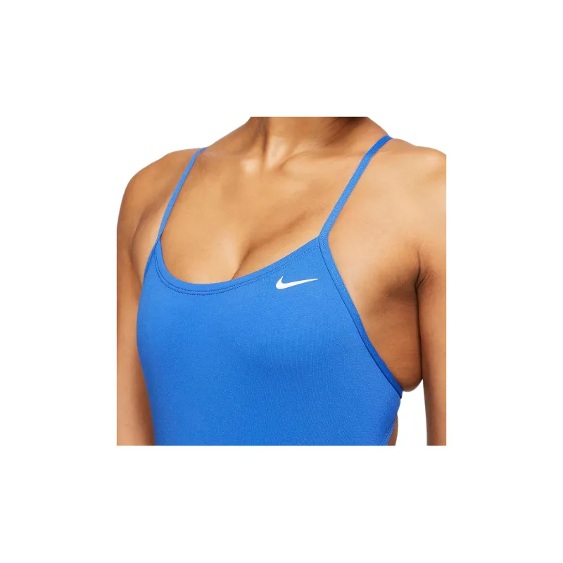 Nike Cut Out Women's One-Piece Swimsuit Tank One-piece Swimsuit Women's Blue-2