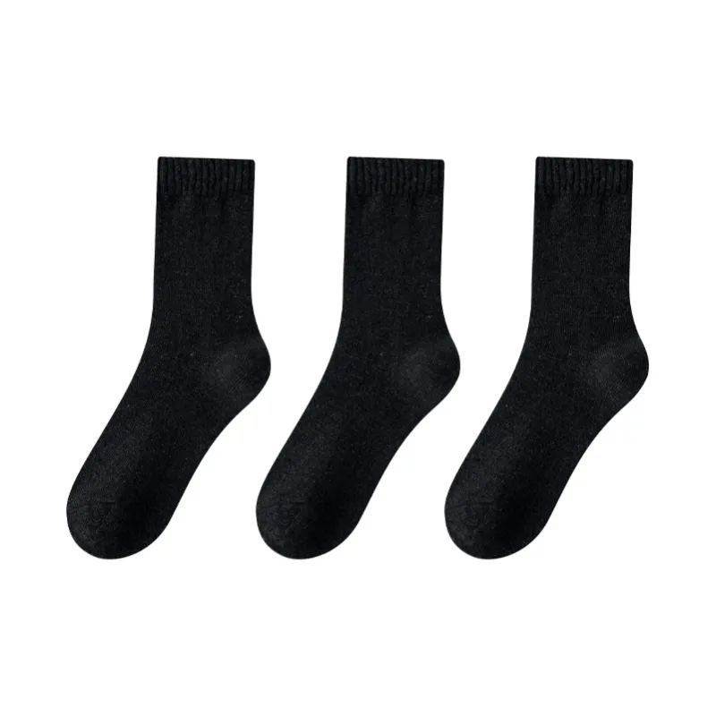AOKANG Mid Calf Socks Men's 3 Pack-12
