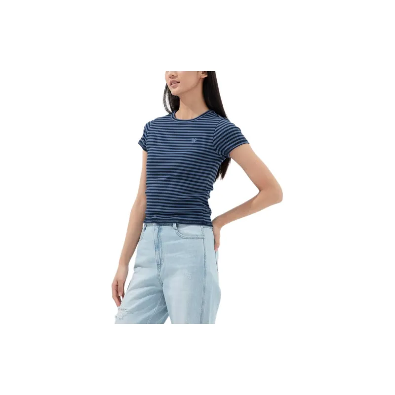 GUESS T Shirt Women's Dark Blue-2