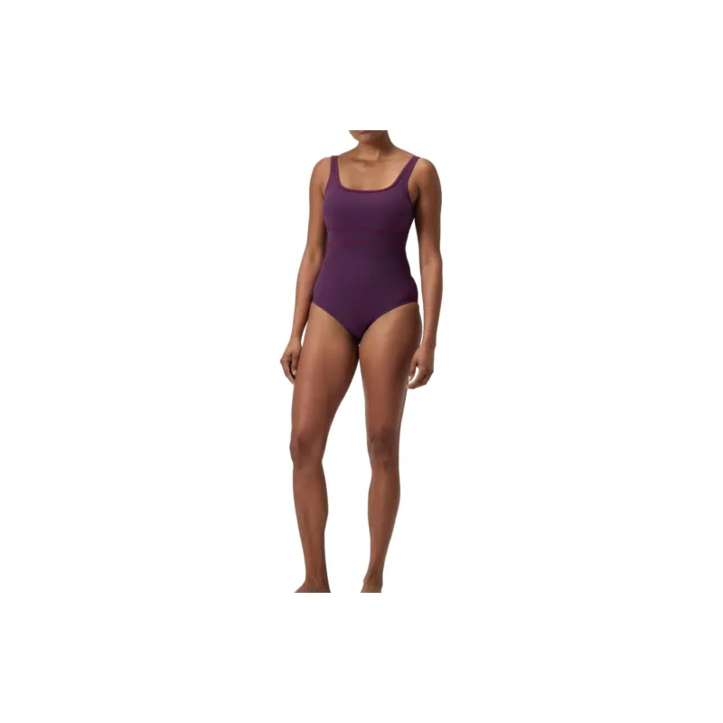 Speedo Shaping Contour Eclipse Swimsuit One-piece Swimsuit Women's Purple-5