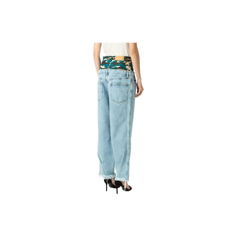 NATASHA ZINKO Frayed Hem Jeans-2
