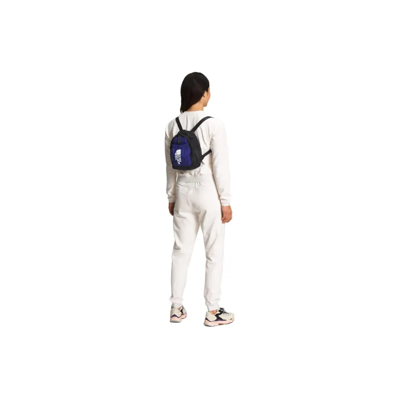 THE NORTH FACE Recycled Polyester Backpack Mini Unisex Blue & Black-4