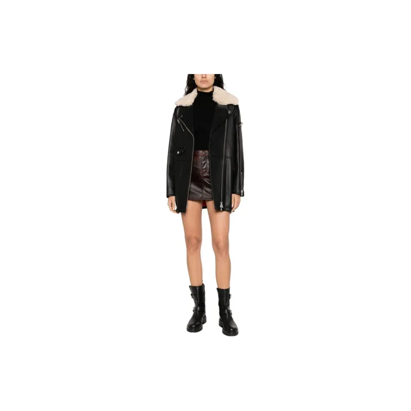 STAND STUDIO Kinsley Long Sleeved Biker Jacket-1