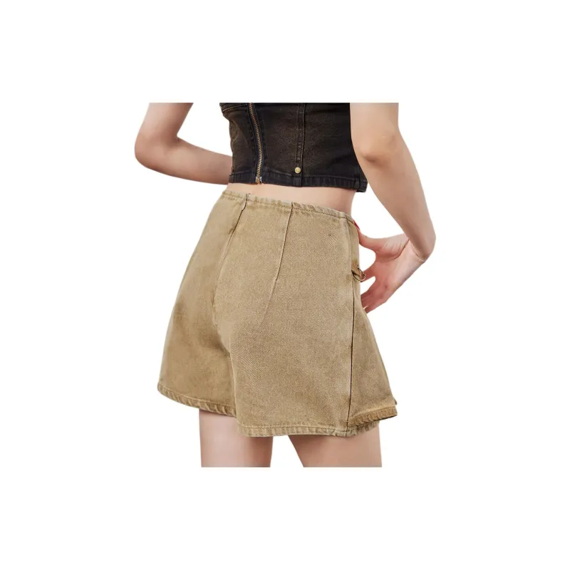 LA CRAWFISH Denim Short Skirts Women's-4