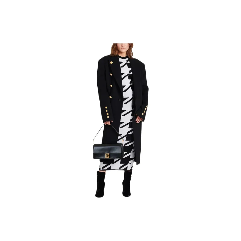 BALMAIN Sleeveless Dresses Women's Black-1
