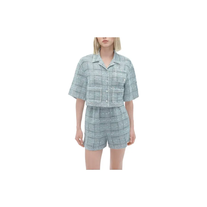 AMIRI Embellished Cropped Shirt-2
