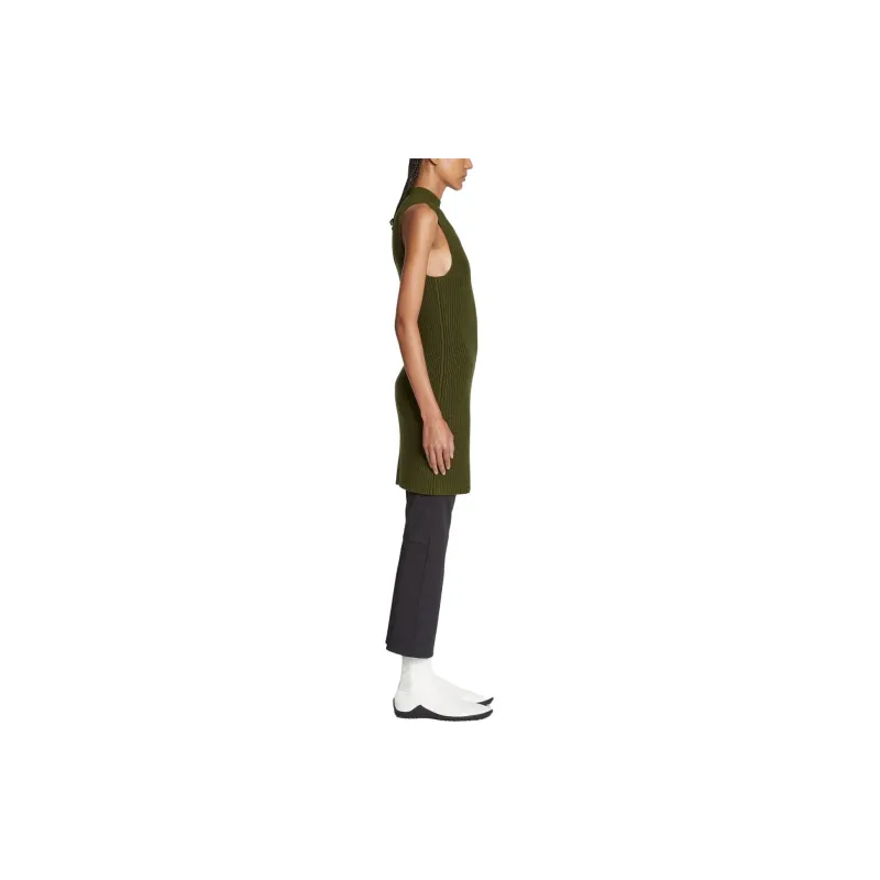 PROENZA SCHOULER White Label Sleeveless Ribbed-knit Mini Dress-3