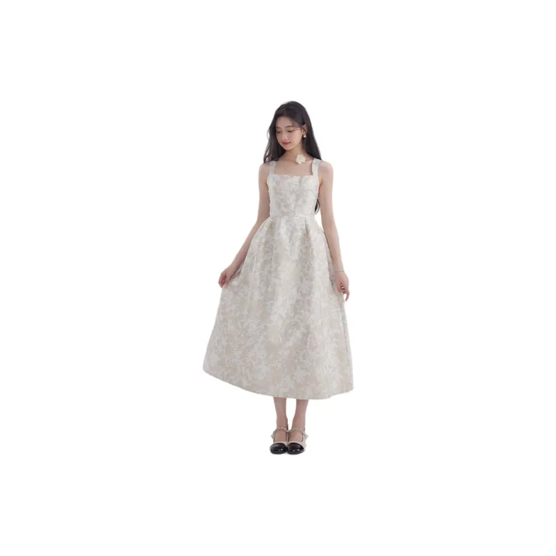 DEAR DEER PUFF Slip Dresses Women's Image Color-2